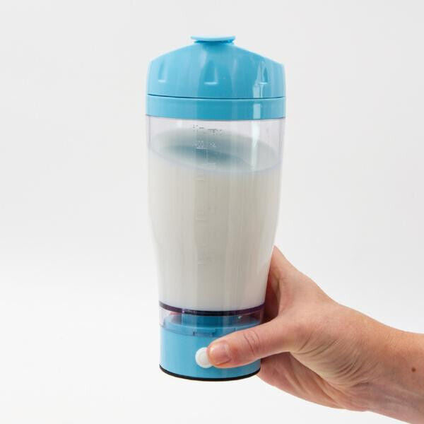Go Shaker Einschalten – Shaken – Trinken Elektrischer Eiweisshaker Trinkflasche