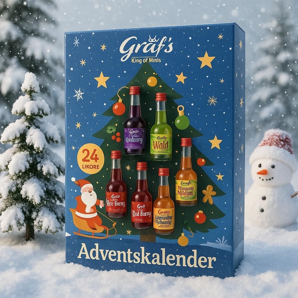 Adventskalender mit vielen leckeren Mini-Likören Motiv