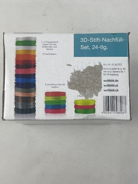 3D-Stift-Nachfüllset, 24-Tlg.