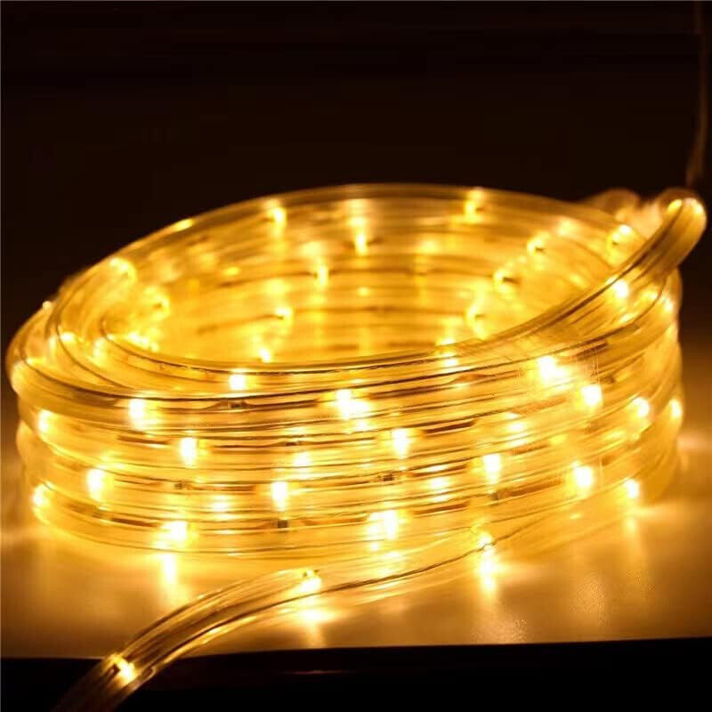 400LED 20M Lichterschlauch Aussen, Lichterkette mit Strom, Led Schlauch 8 Modi