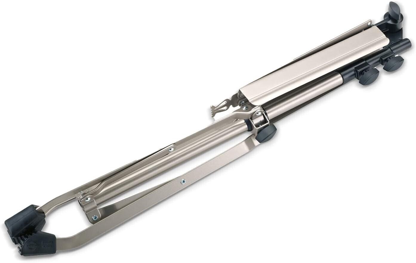 K&M 107 Notenpult Nickelfarbig – Ausziehbarer Notenständer 67,5 - 147 cm - klap