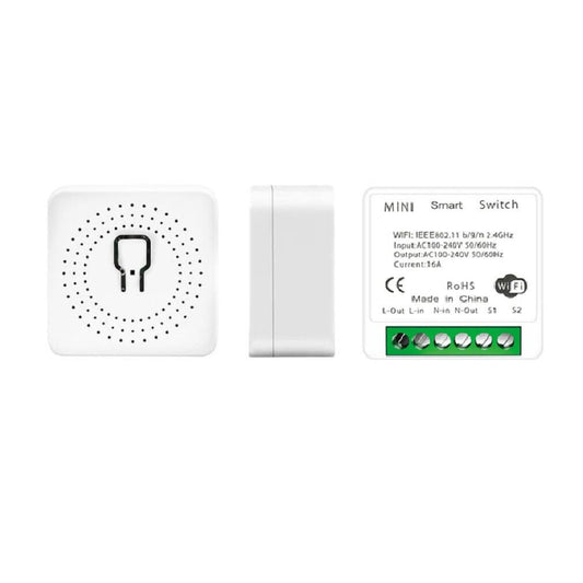 WiFi Smart Switch 16A Kompatibel mit Google Home, Alexa, Tuya, SmartLife, Smart