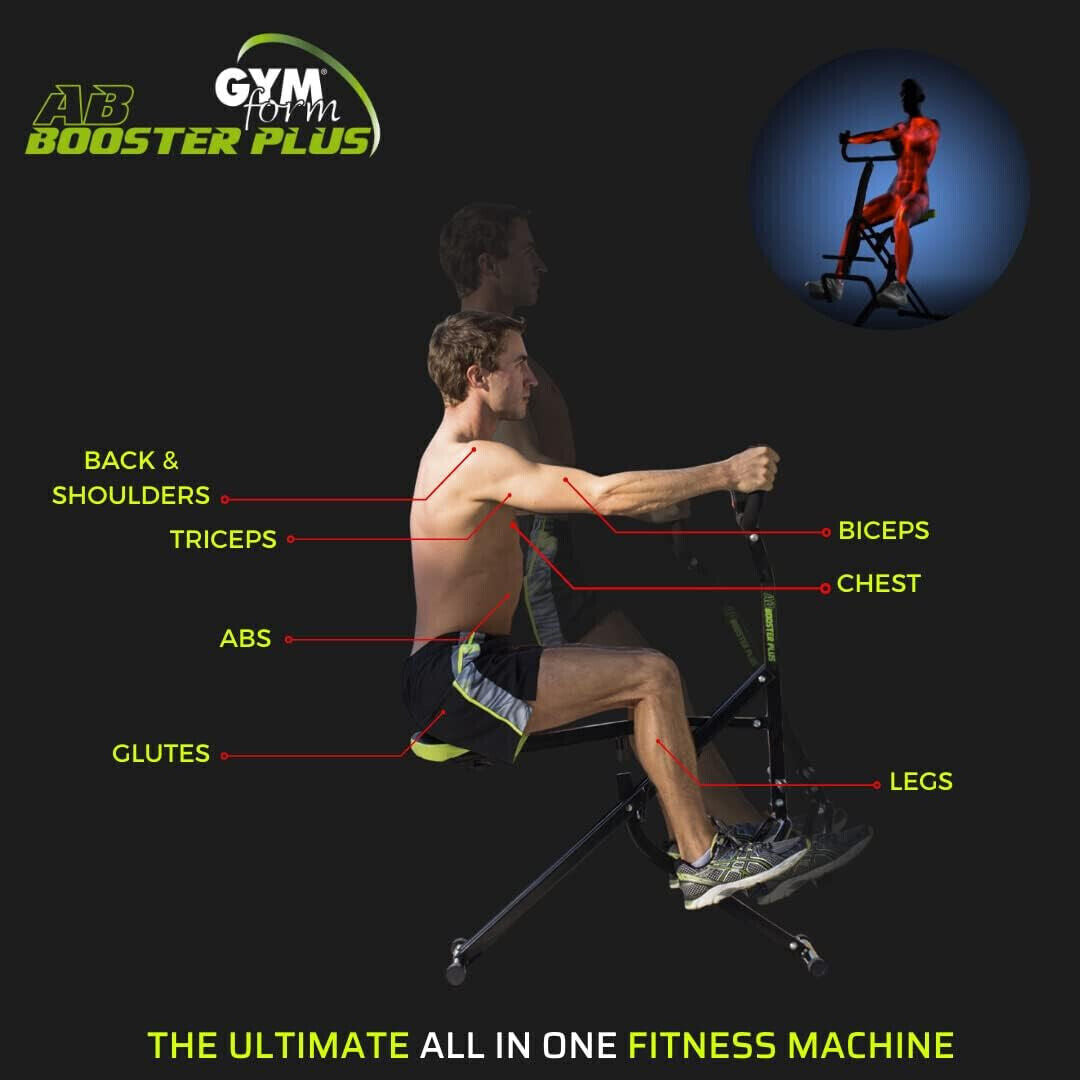 GYMFORM Heimtrainer Ab Booster Plus Ganzkörper - Trainingsgerät Fitnessgerät