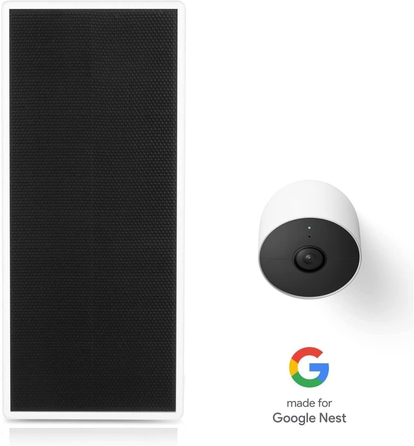 Wasserstein Premium Solarpanel für Google Nest Cam Outdoor oder Indoor,
