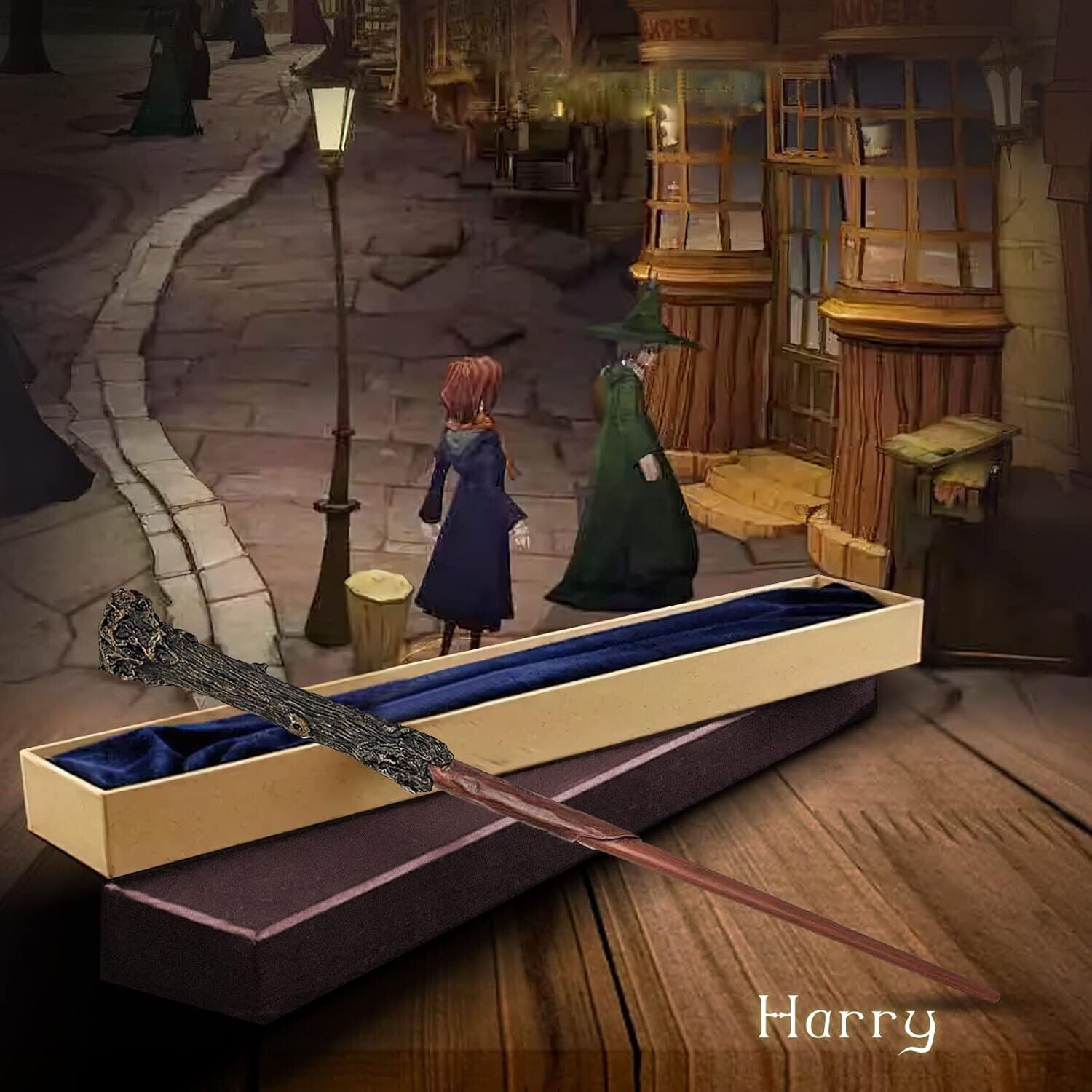 Luxus Zauberstab Wizarding World Harz Zauberstab Harry Kostüm Zubehör für Magier