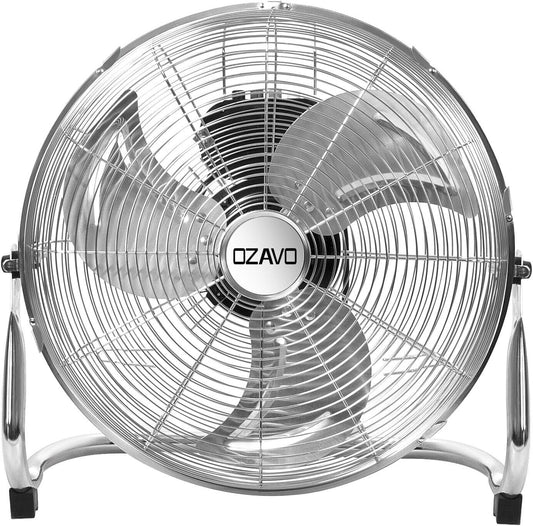 OZAVO Standventilator, Windmaschine ?35/45/50 Cm Mit 3 Laufgeschwindigkeiten, Bo