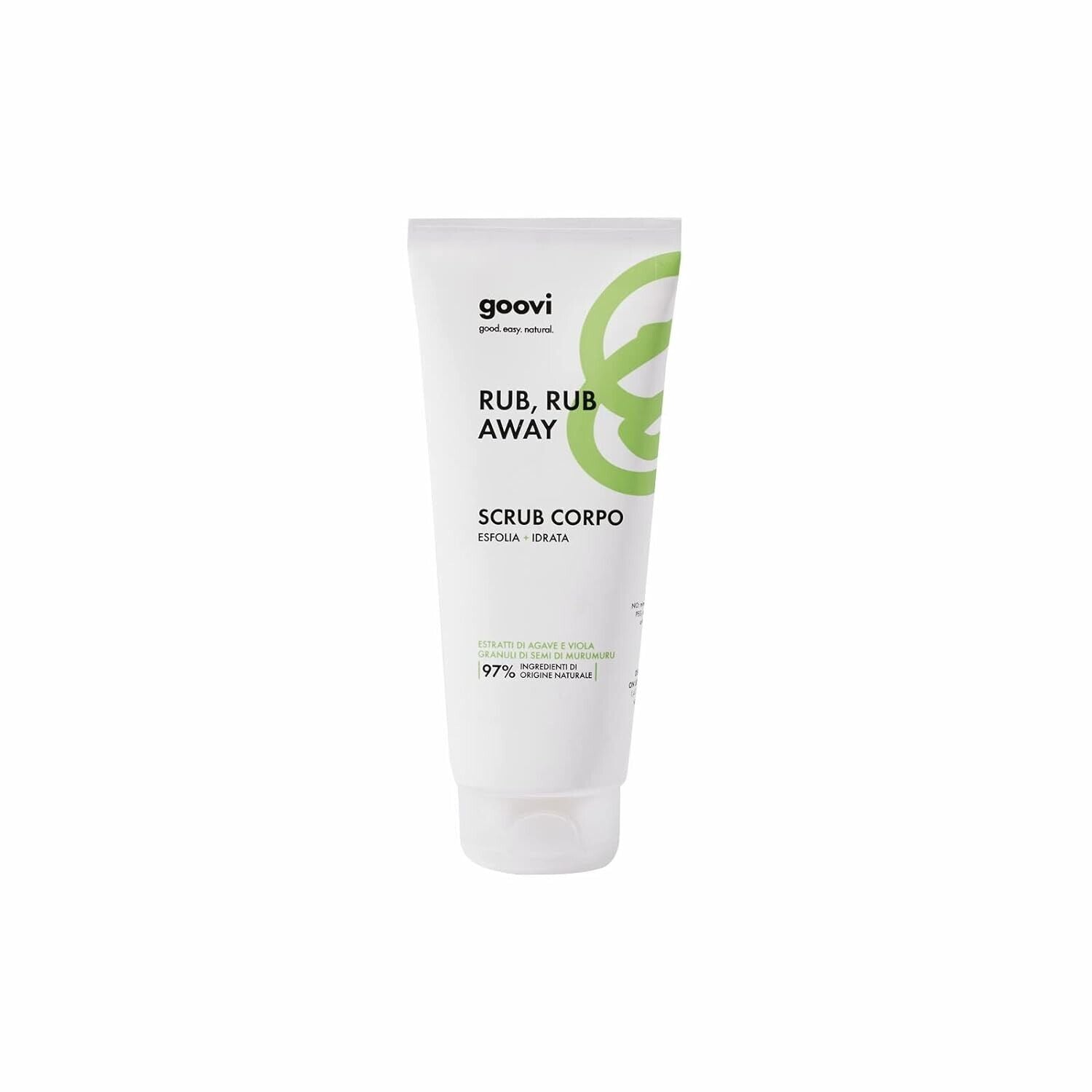 Goovi Rub, Rub Away Scrub Corpo Feuchtigkeitsspendendes Körperpeeling 200ml