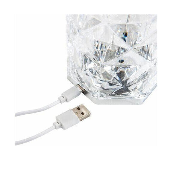 LED-Tischlampe "Crystal" mit Touchfunktion Licht Lampe Beleuchtung Wohnung Deko