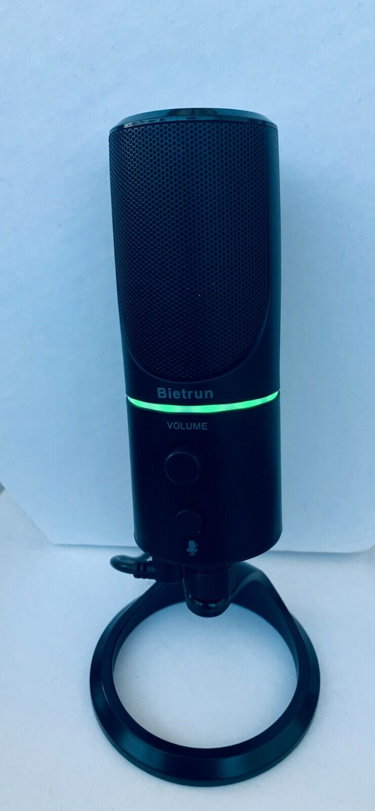 Bietrun USB Mikrofon PC Computer Laptop Mikrofon mit Ständer Rauschunterdrückung