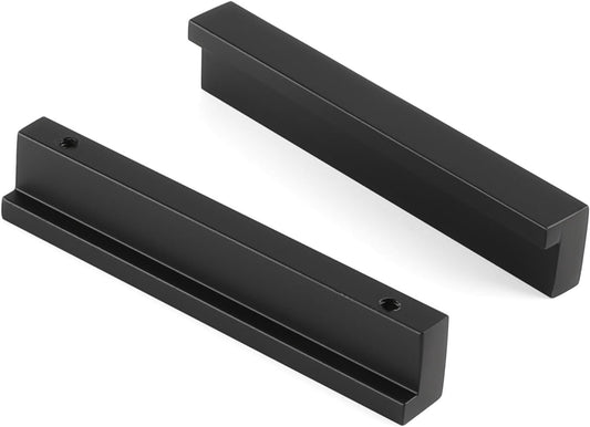 Schwarze Schrankgriffe mit 96 mm Lochabstand für Küchenschränke, schwarze Möbelg