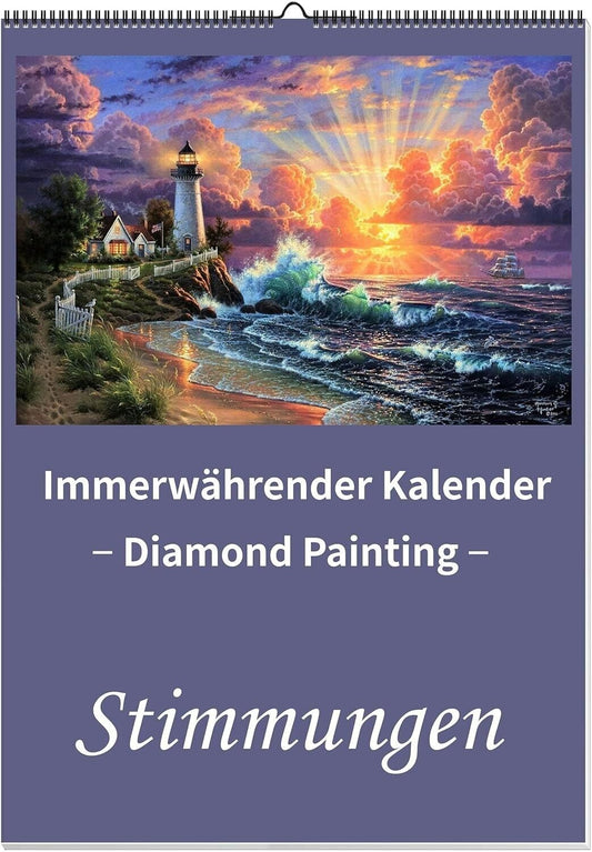Diamond Painting Kalender immerwährend (Motiv: Stimmungen)