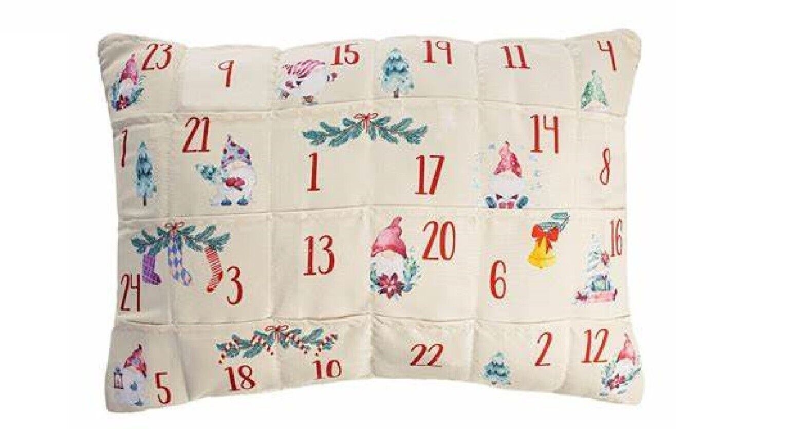Adventskalender-Kissen Wichtelweihnacht zum Selbstbefüllen - Kalender .
