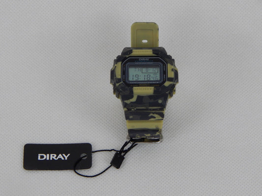 DIRAY Unisex Classic Digitaluhr PU-Armband Digitale Sportuhr Armbanduhr Uhr