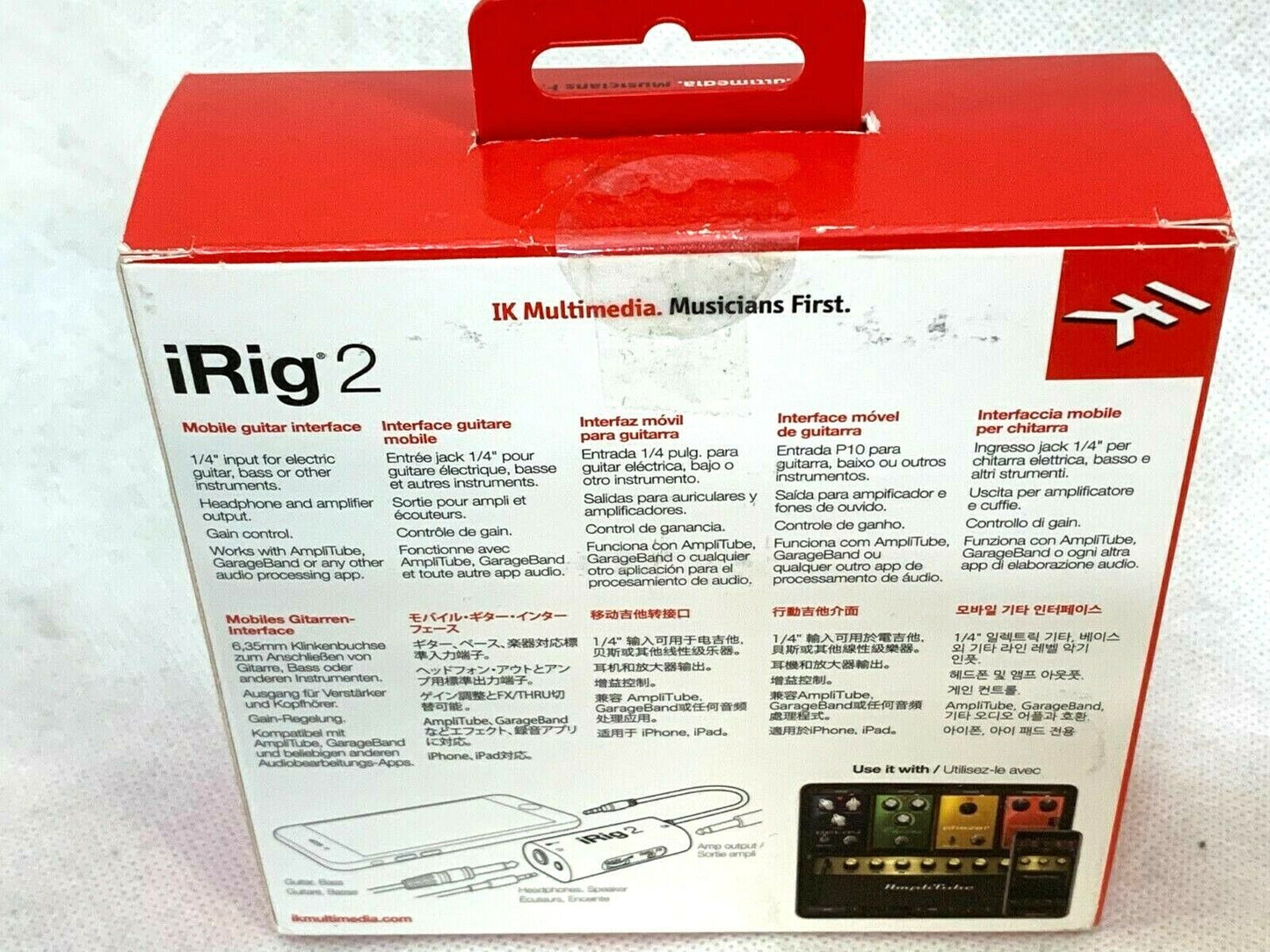 Audio Interface IK-Multimedia iRig 2 Audio Interface Audiointerface 
