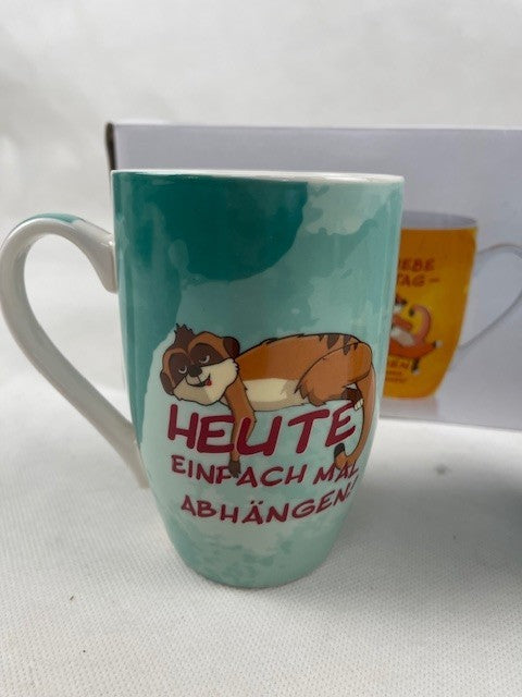 Jumbo-Becher "Erdmännchen", 2er-Set