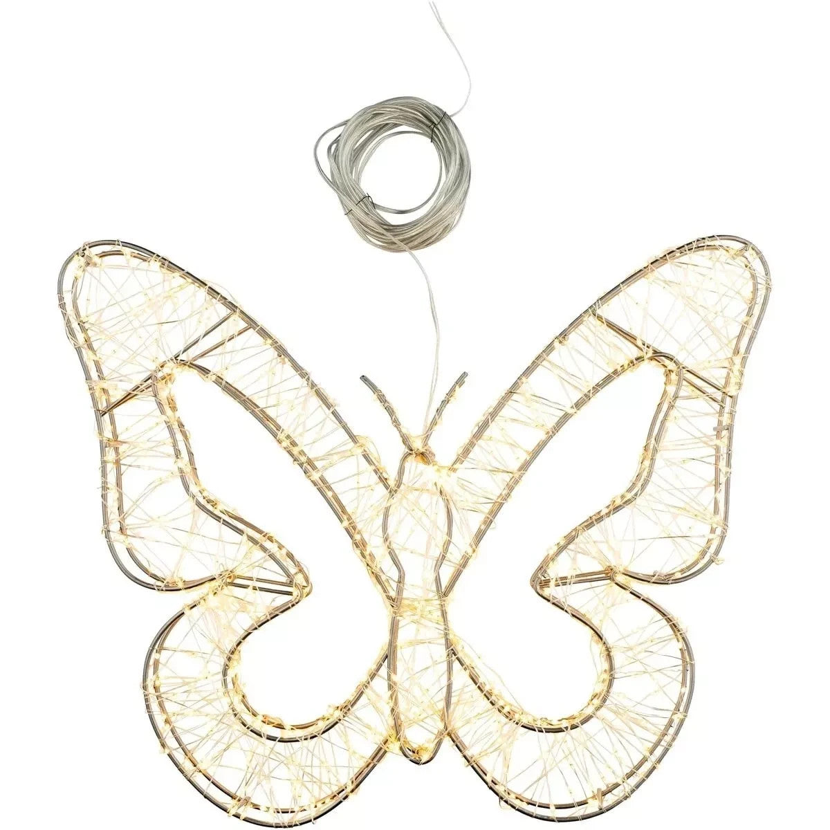 LED-Deko Stern "Schmetterling" 960 LEDs, 38cm LED Licht Dekoration Wohnungsdeko