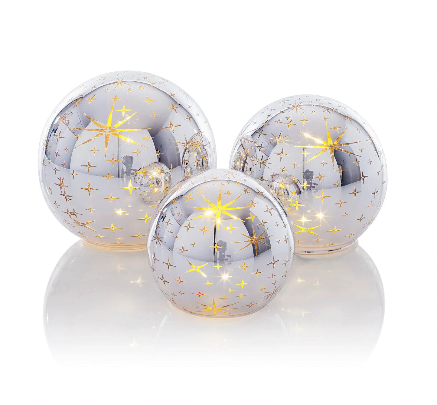 LED-Stimmungsleuchten "Sparkle", 3er-Set Dekoration Wohnungsdeko LED Licht