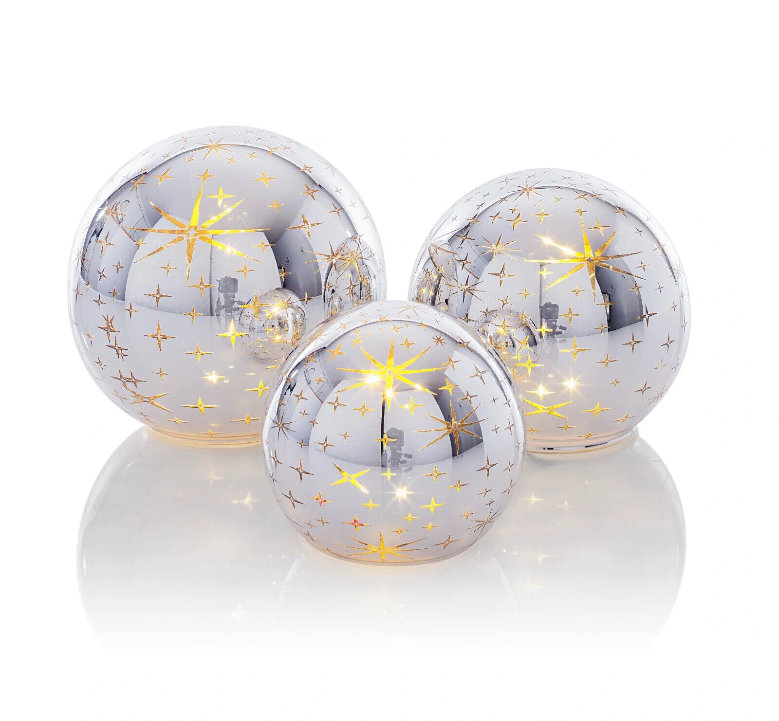 LED-Stimmungsleuchten "Sparkle", 3er-Set Dekoration Wohnungsdeko LED Licht