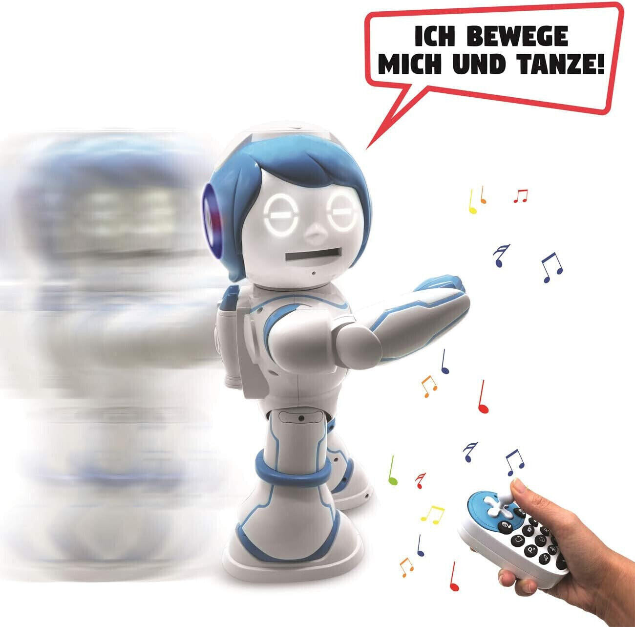Lexibook ROB90DE Powerman Kid - Pädagogischer und zweisprachiger deutsch Roboter