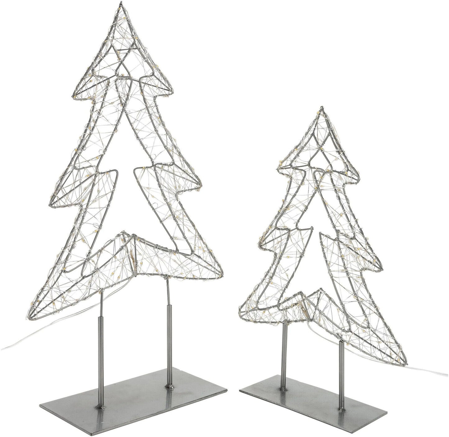 LED-Deko "Tannenbaum" (Größe: 2er-Set) Deko Gartendeko Advent LED Dekoration