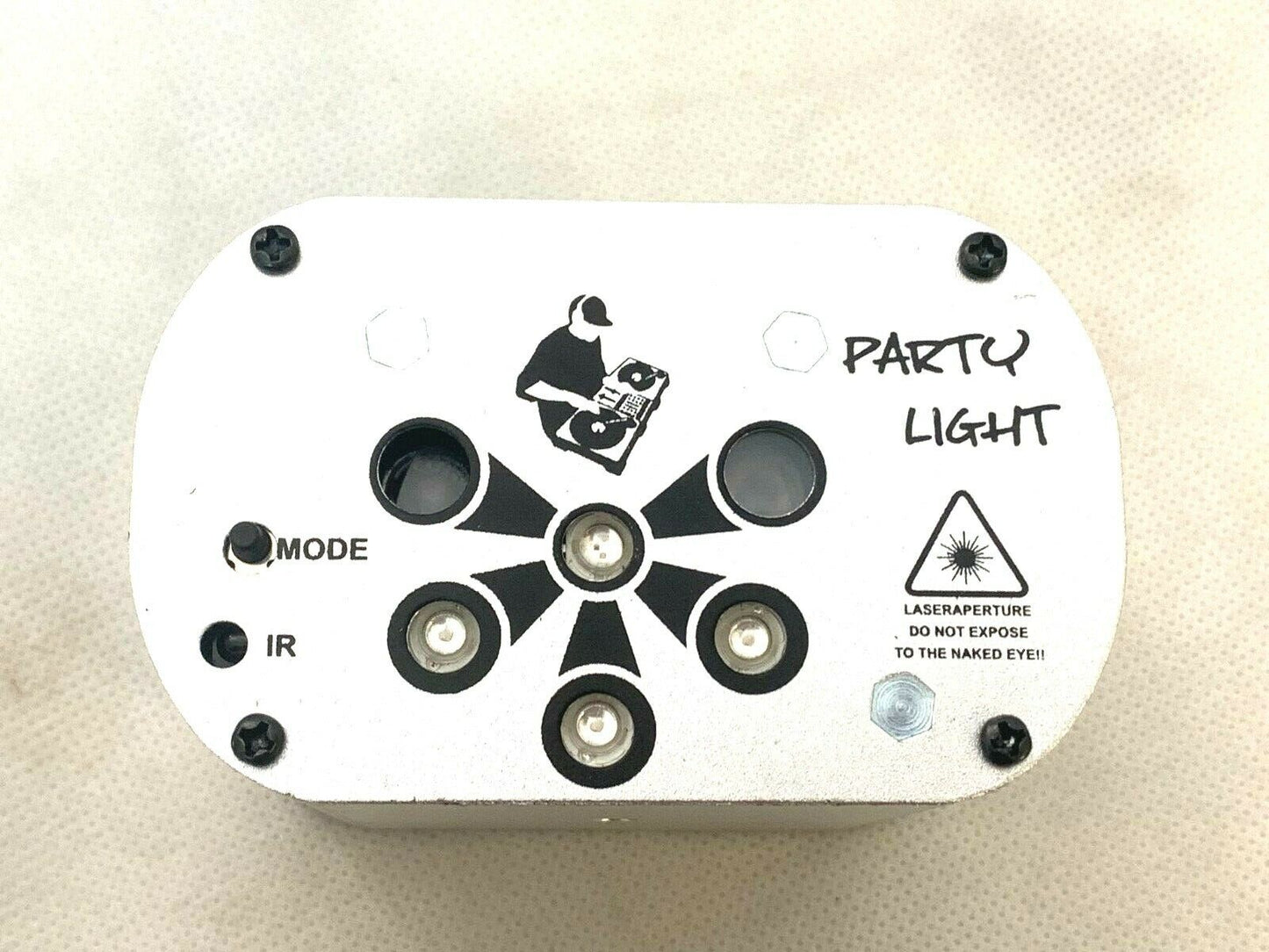 rg laser rgb uv led 8-loch lichtbühneneffekt beleuchtung mit fernbedienung auto 
