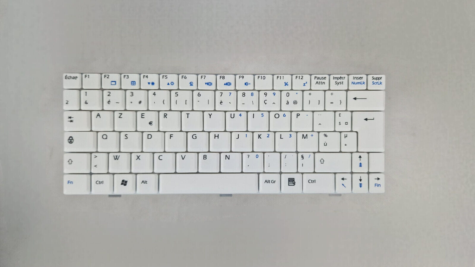 Laptop Tastatur Universal AZERTY Layout Laptoptastatur Notebook Einbau Tastatur