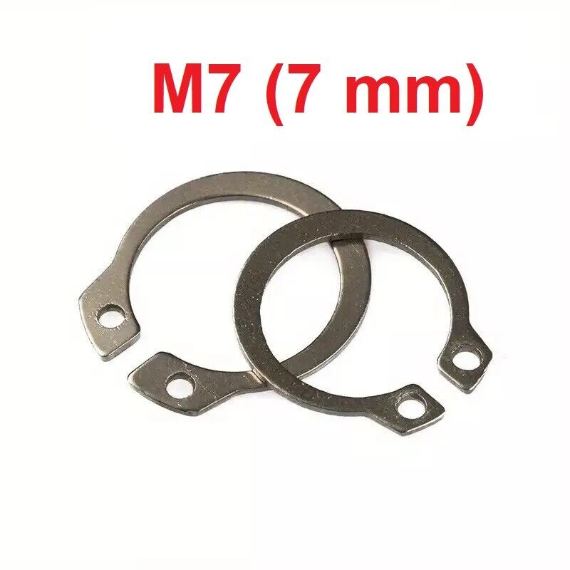 Sicherungsring M5 bis M20 DIN 471 Außen, Seegering, Edelstahl A2, 5mm - 20mm