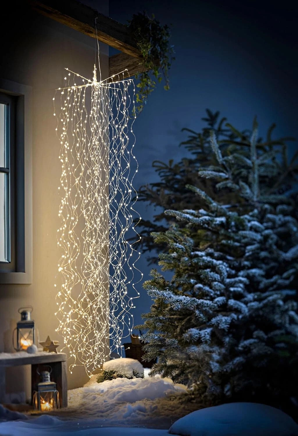 LED-Lichterbündel "Lucia" 1152 LEDs LED Deko Wohnungsdeko Gartendeko Beleuchtung