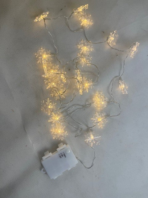 LED-Lichterkette "Eiskristalle" 240cm