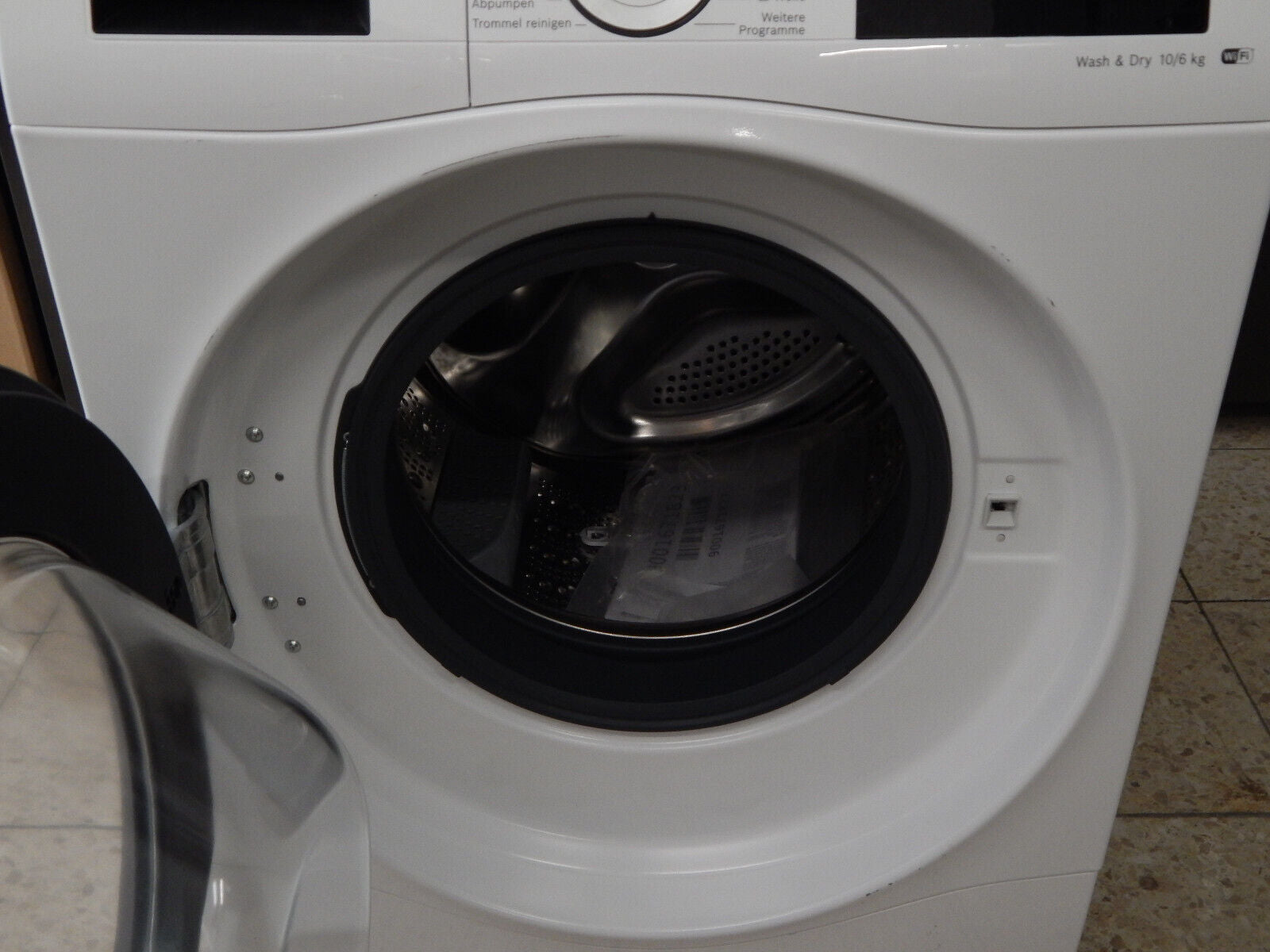 BOSCH Serie 8 Waschtrockner WDU28513, 10 kg, 6 kg, 1400 U/min Waschmaschine Weiß