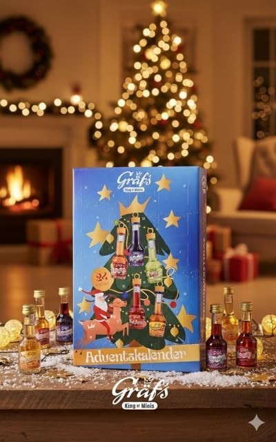 Adventskalender mit vielen leckeren Mini-Likören Motiv