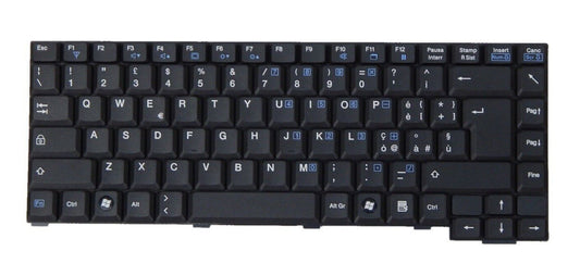 Laptop Tastatur Universal QWERTY Layout Laptoptastatur Notebook Einbau Tastatur