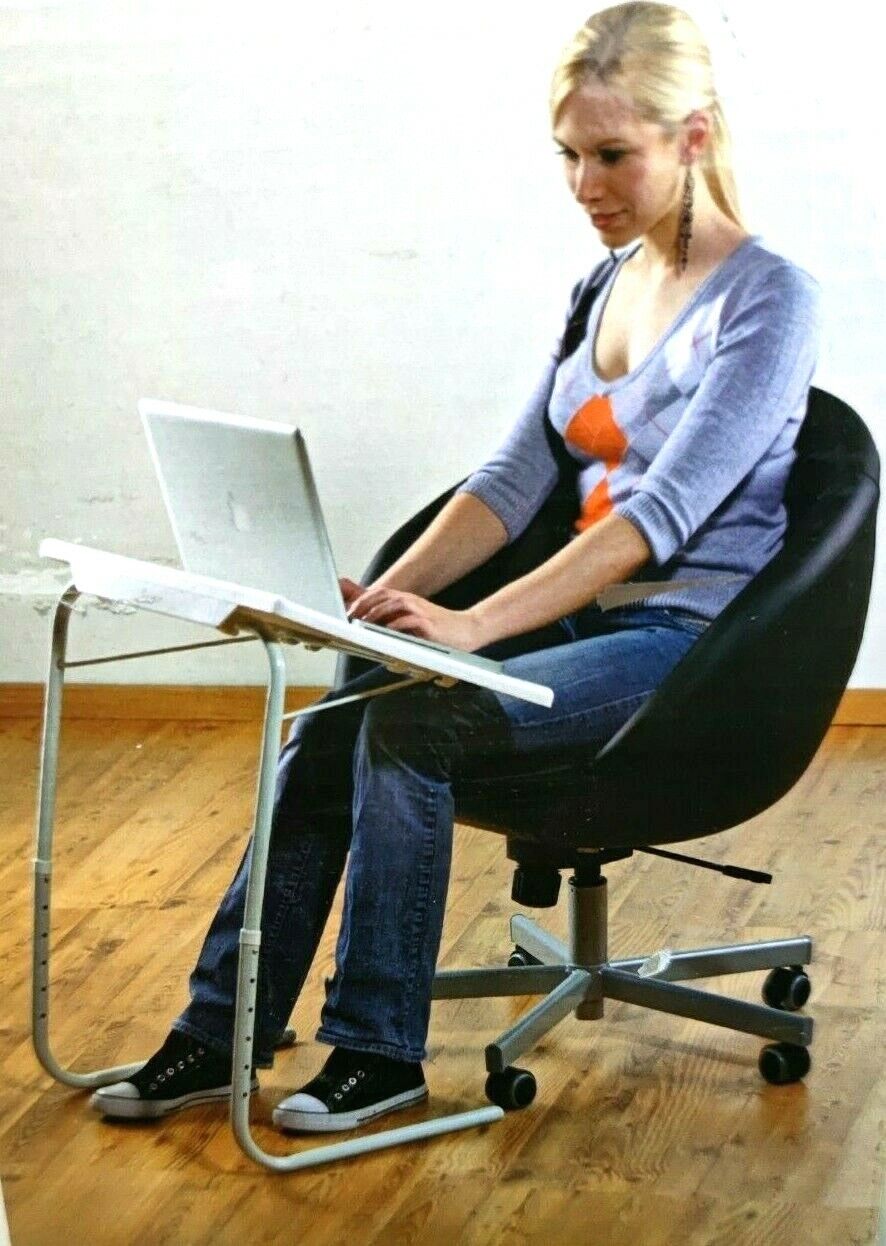 Daily Multi-Falttisch Schreibtisch Klapptisch Tisch Esstisch Senioren Tisch Weiß