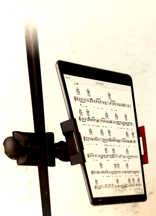 IK Multimedia iKlip 3 - Universalständer auf Mikrofonständer für Tablets von 7 b