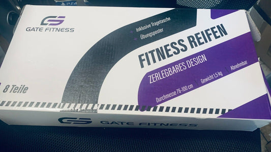 GATE FITNESS Hula Hoop Reifen Erwachsene und Kinder zum Abnehmen [1,2kg / 1,5...