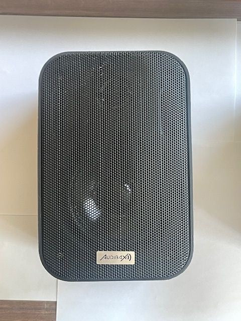 Audibax PR-42T Schwarz 4 Zoll Lautsprecher 100V 2-Wege Installation 75W mit Stän