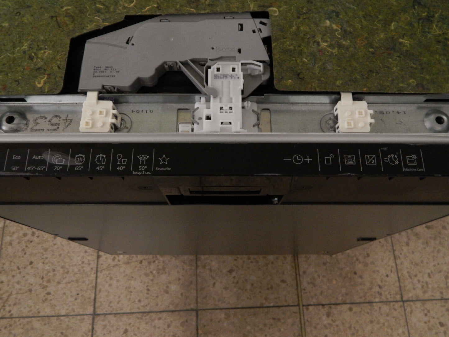 Siemens iQ500 SX65EX07CE vollintegrierbarer Geschirrspüler 14 Maßgedecke Schwarz