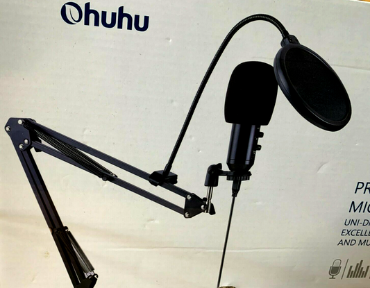 ohuhu USB-Plug-and-Play-Computer-Mikrofon Ohuhu-Kondensatormikrofon-Set