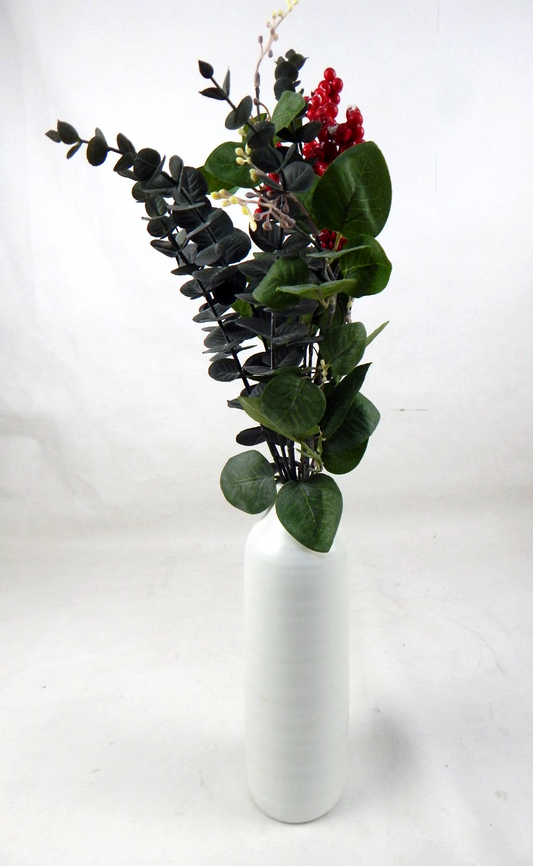 skimmia japonica kunst blume mit vase