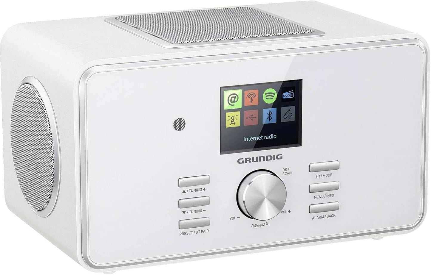Grundig GIR1080 DTR 6000 X All-In-One“ Radio, White, Weiß