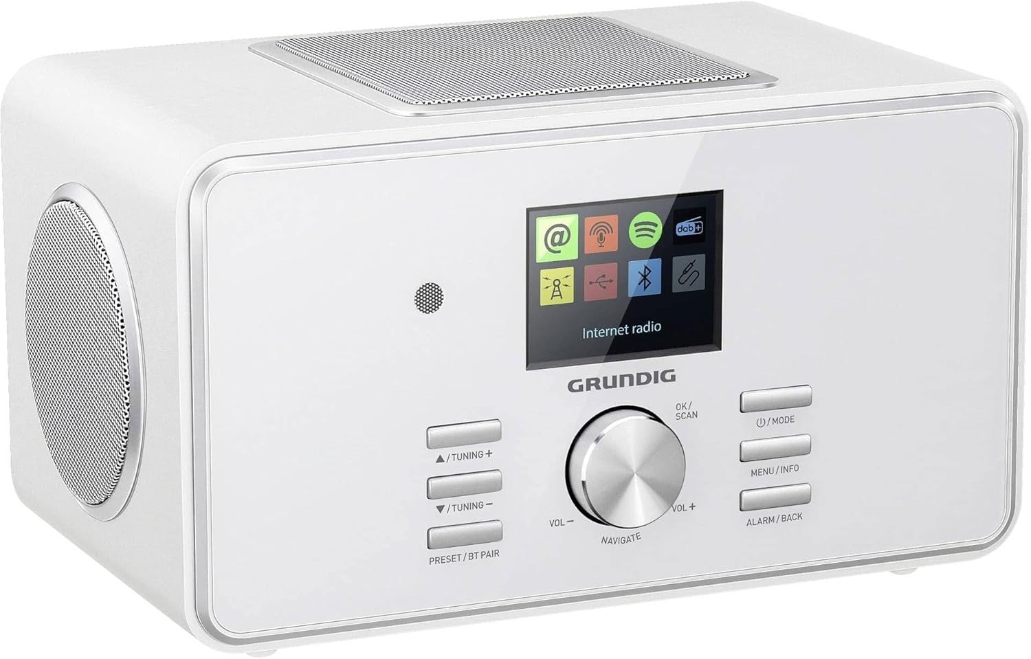 Grundig GIR1080 DTR 6000 X All-In-One“ Radio, White, Weiß