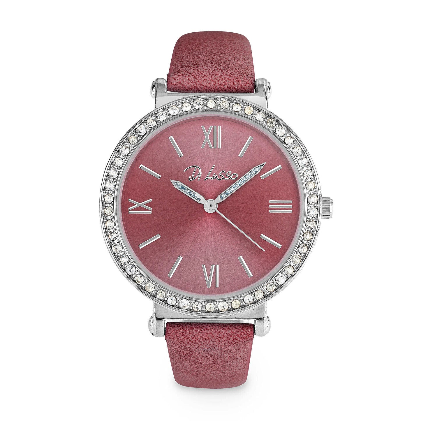 DL Armbanduhr "Glamour" (Farbe: beere) Armband-Uhr Damen Frauen Armband Uhr
