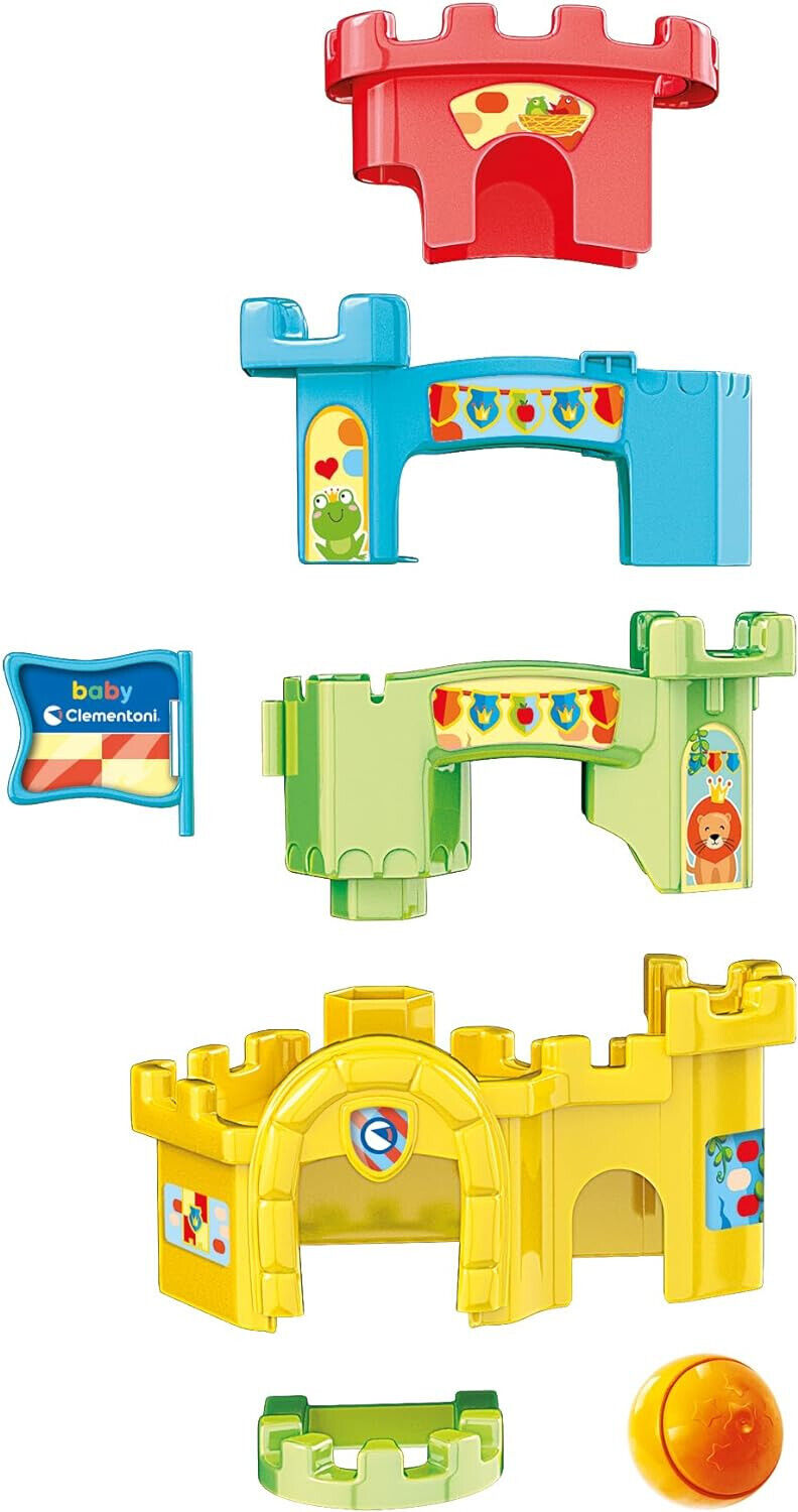 Clementoni Baby Ball Drop Castle Spielzeug Kugelbahn Lernen Motorische Fähigkeit