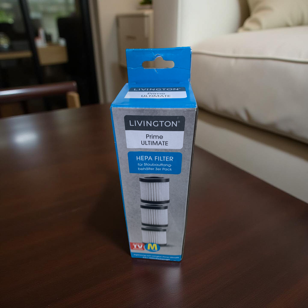Livington Ersatz-HEPA Filter, 3 Stück, zu 3in1 Akku Staubsauger Prime 887904