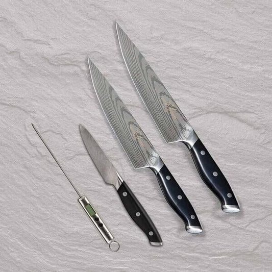 Trusted Butcher Messerset 3-tlg. inkl. Thermometer