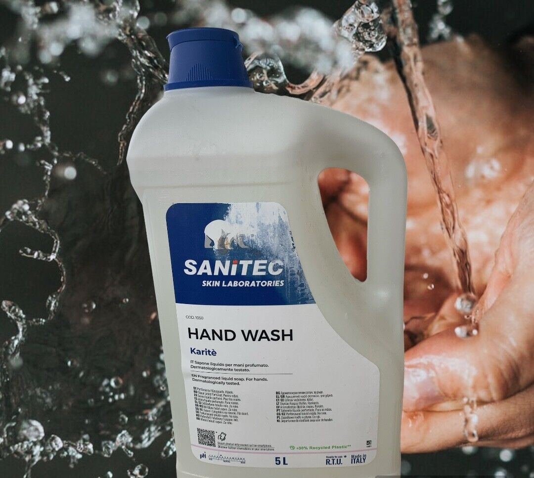 Sanitec Hand Wash Flüssigseife 5l für die Hände, feuchtigkeitsspendend ph 5,5