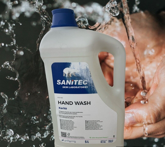 Sanitec Hand Wash Flüssigseife 5l für die Hände, feuchtigkeitsspendend ph 5,5