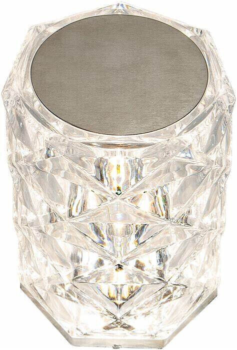 LED-Tischlampe "Crystal" mit Touchfunktion Licht Lampe Beleuchtung Wohnung Deko