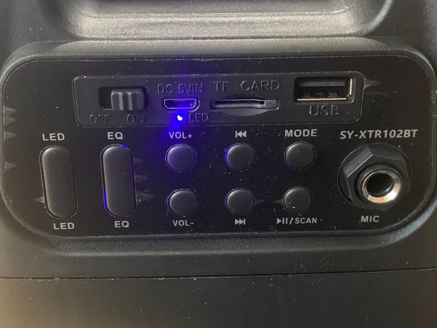 Sytech SY·XTR102BT- Tragbarer Lautsprecher, kabellos, Micro-Beat, 75 W
