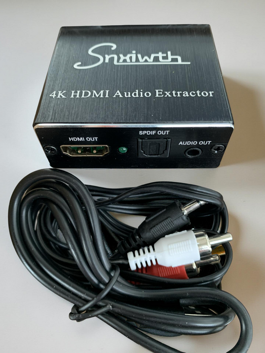 HDMI Audio Extractor 4K@30Hz Konverter HDMI zu HDMI + Optisches SPDIF